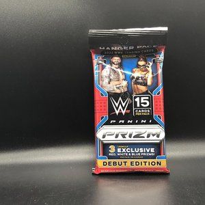 2022 Panini WWE Prizm Wrestling Jumbo Value Pack (Red, White, & Blue Prizms!)
